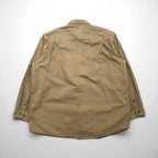 Carhartt OAKMAN S09 266 Button-Down Work Shirt, Size XL, Beige, Double Pocket