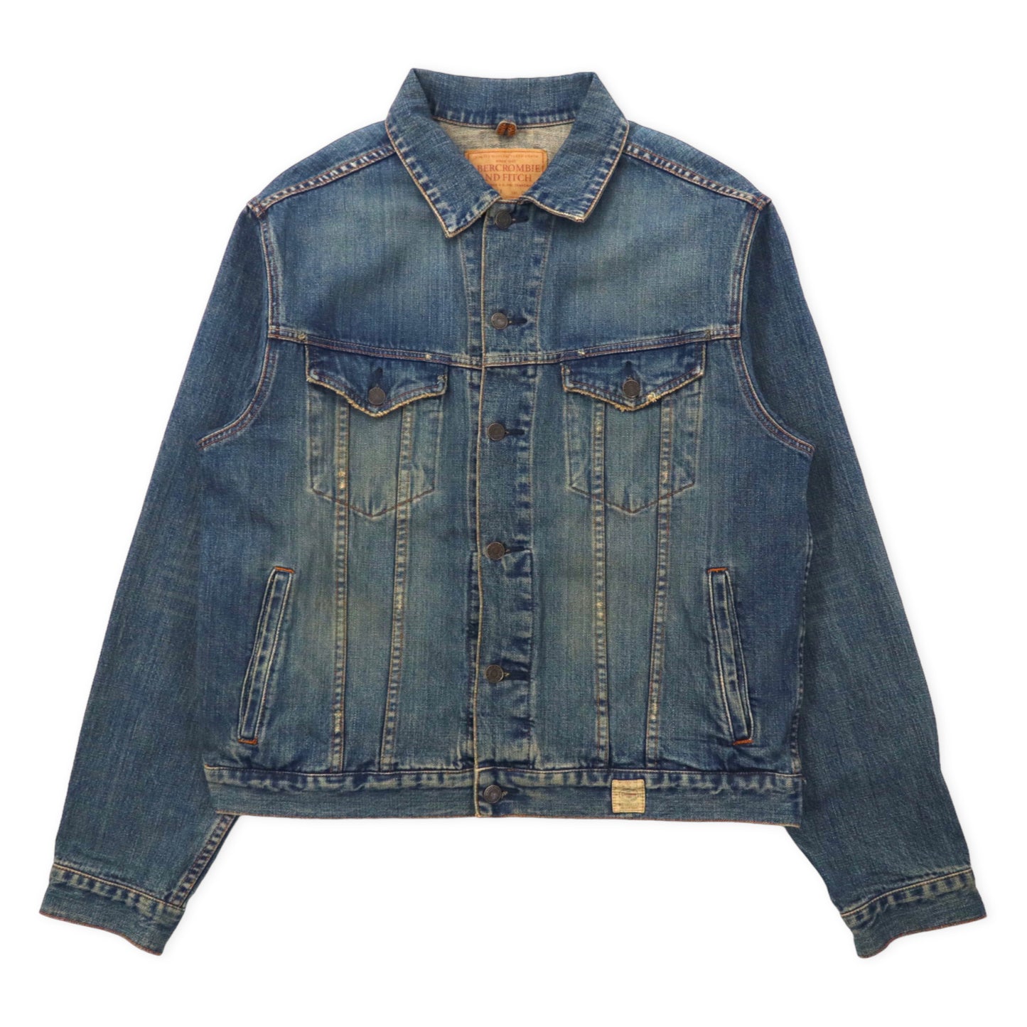 Abercrombie and Fitch 90's Vintage Processing Denim Jacket L Blue