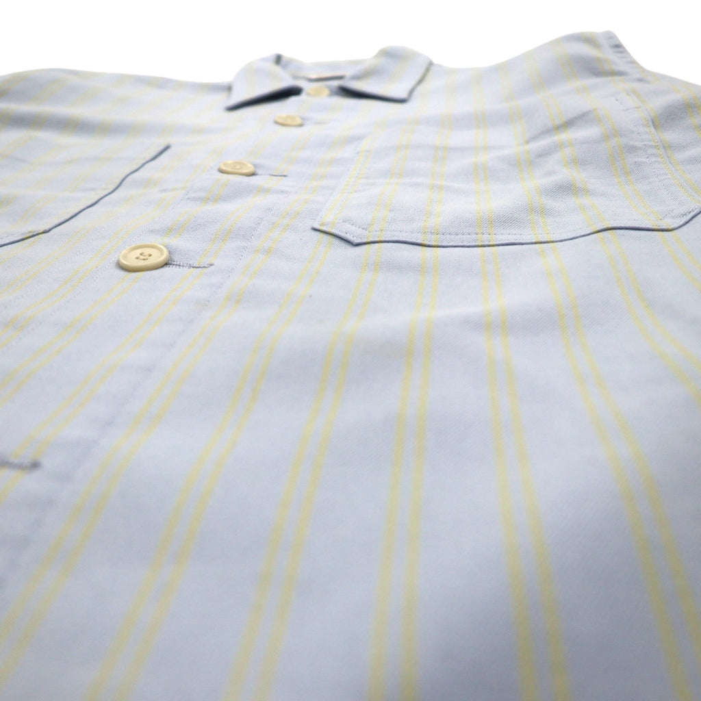 JOURNAL STANDARD Coverall L Blue Stripe Stretch Made in Japan