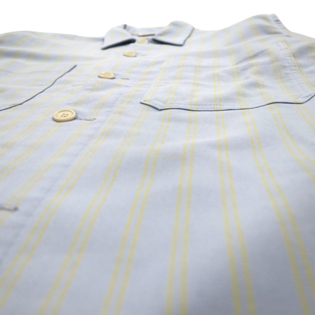 JOURNAL STANDARD Coverall L Blue Stripe Stretch Made in Japan
