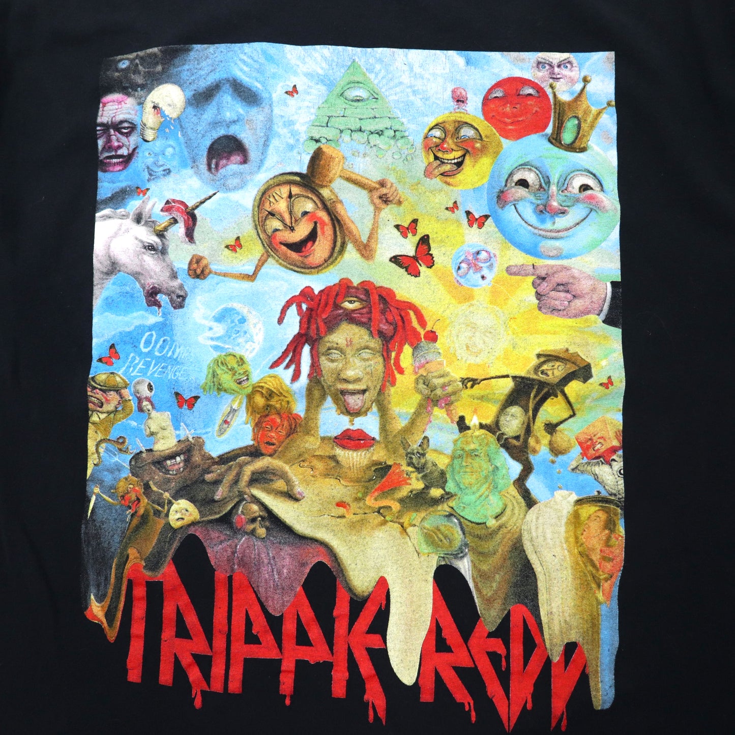 TRIPPIE REDD トリッピーレッド ラップ Tシャツ XL ブラック コットン LIFE's A TRIP