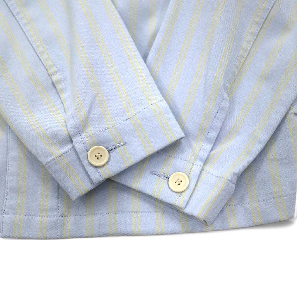 JOURNAL STANDARD Coverall L Blue Stripe Stretch Made in Japan