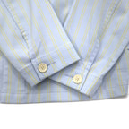 JOURNAL STANDARD Coverall L Blue Stripe Stretch Made in Japan