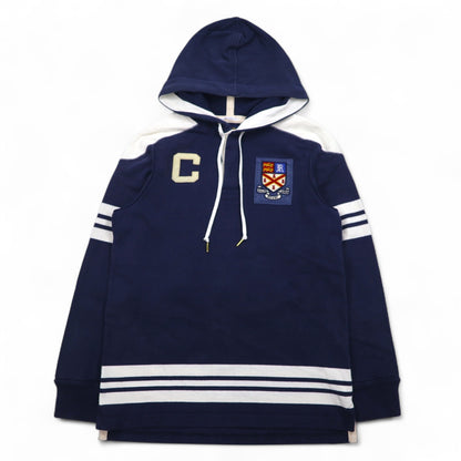 RUGBY RALPH LAUREN Rugby shirt, hoodie, L, navy, patch, numbering, CLASSIC RUGBY FIT