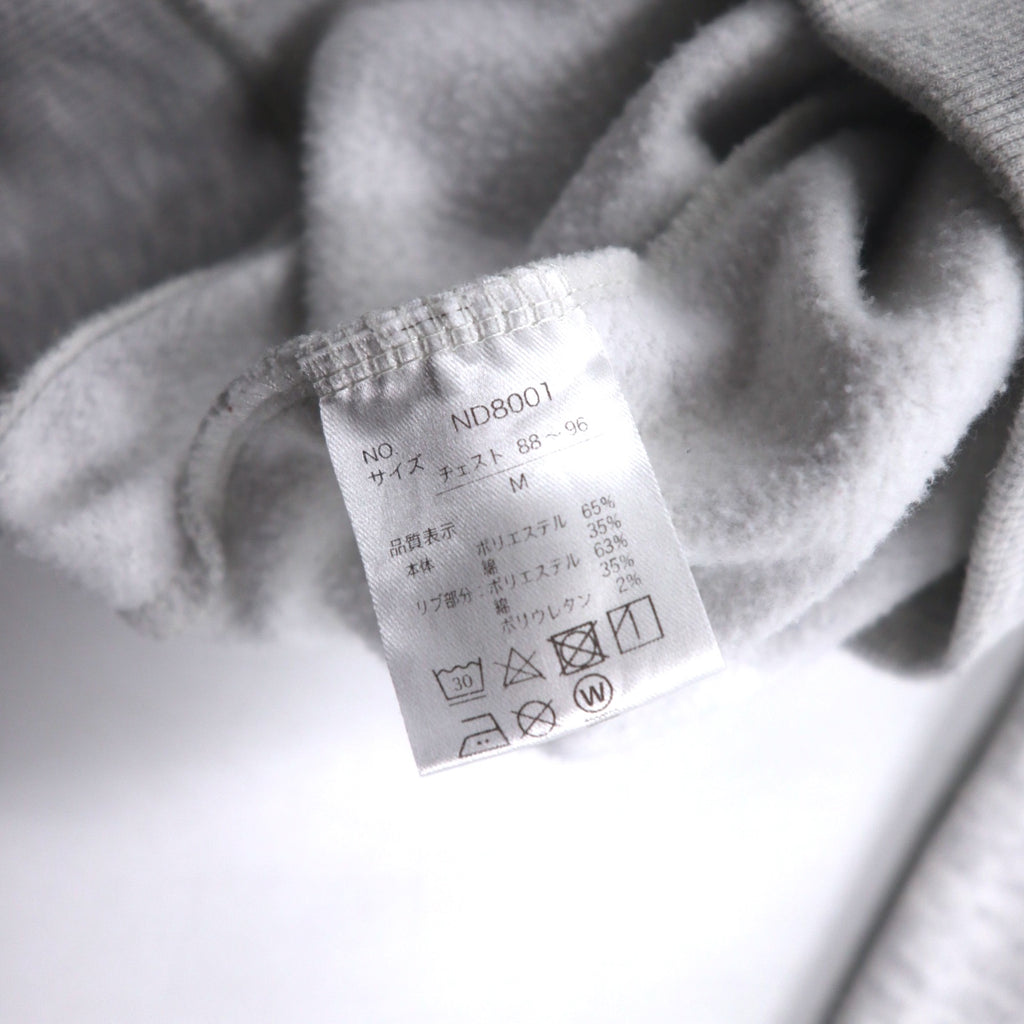 NAUTICA Print Sweatshirt M Grey Fleece Back Print SAILING