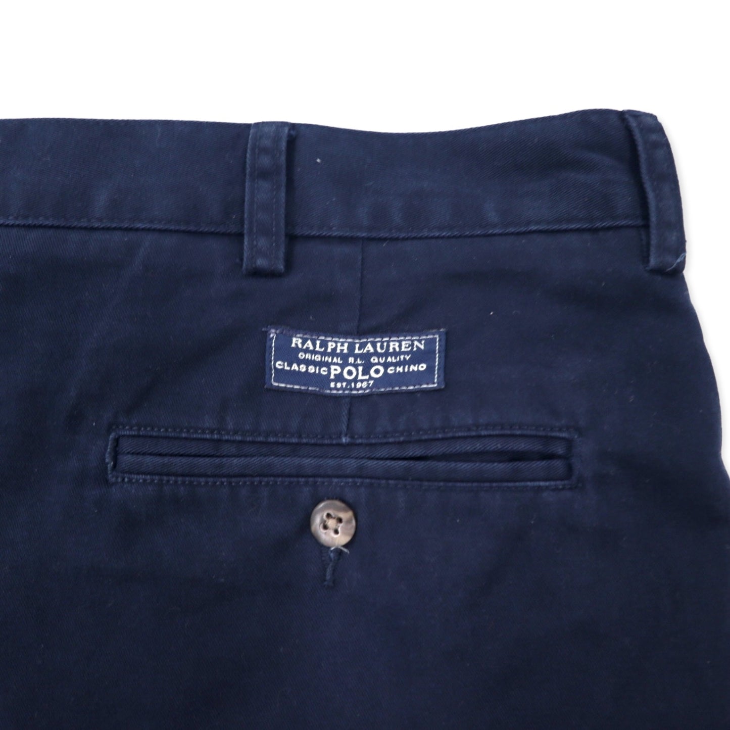 Polo by Ralph Lauren 2タック ポロチノ ショーツ ハーフパンツ 40 ネイビー コットン TYLER SHORT