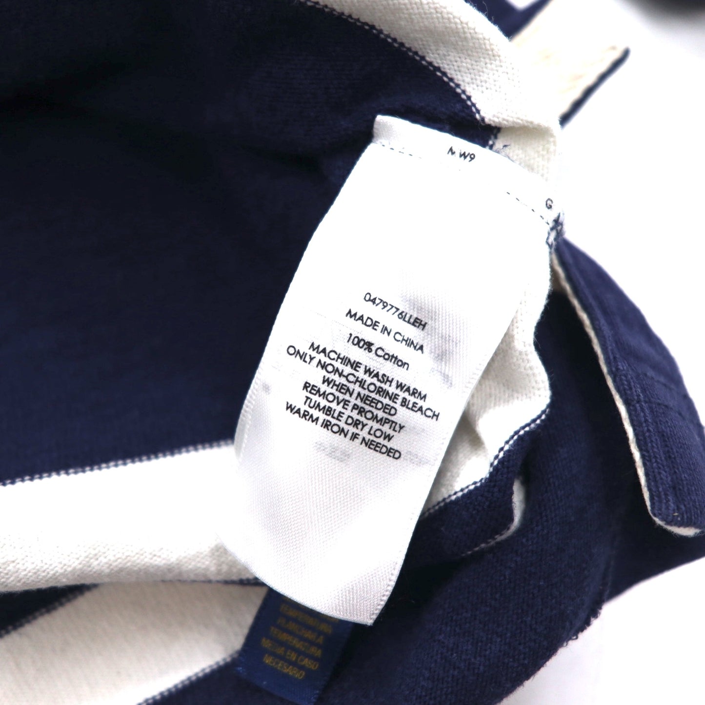 RUGBY RALPH LAUREN Rugby shirt, hoodie, L, navy, patch, numbering, CLASSIC RUGBY FIT