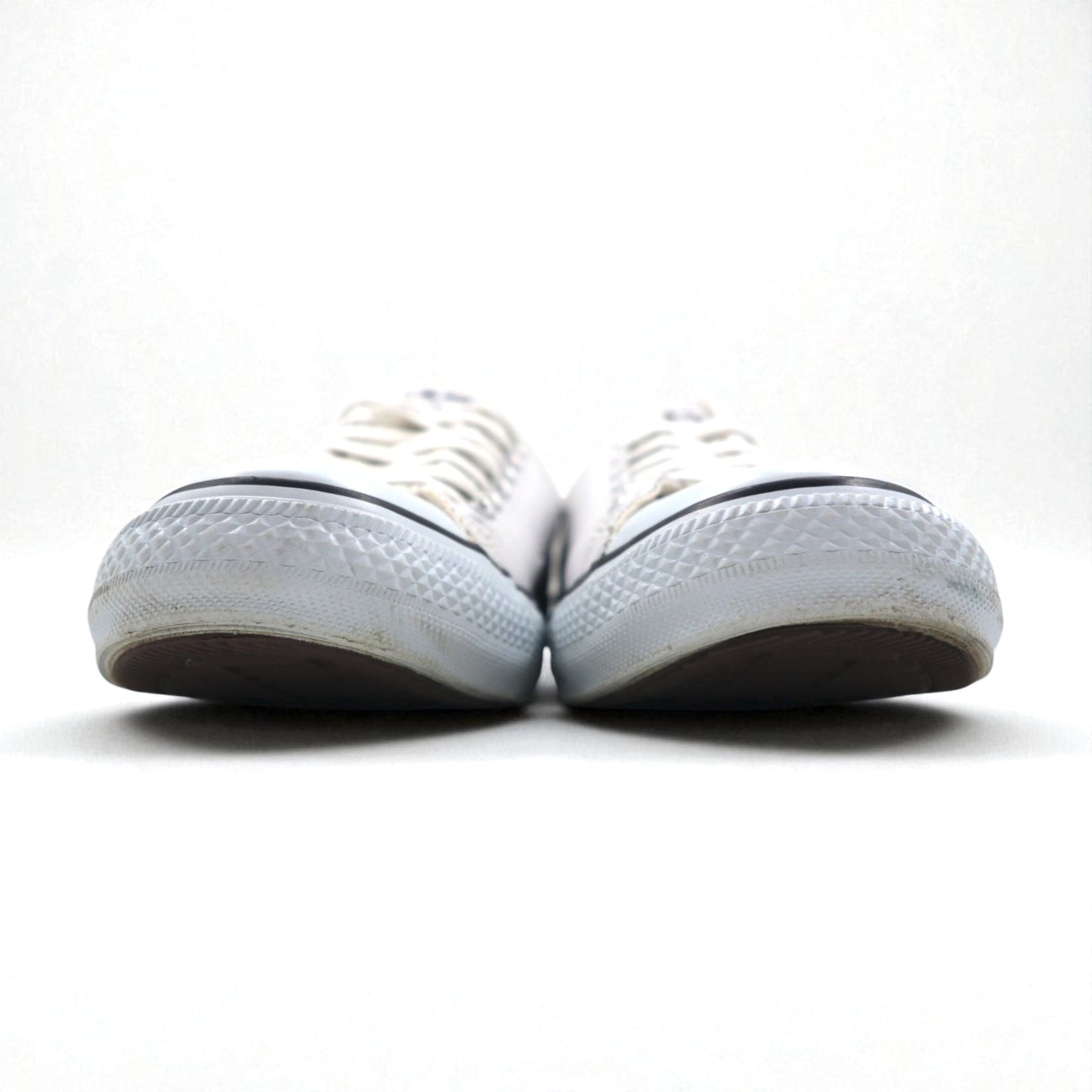 CONVERSE Leather All Star Ox Sneakers, Size 27.5cm, White, 1B905