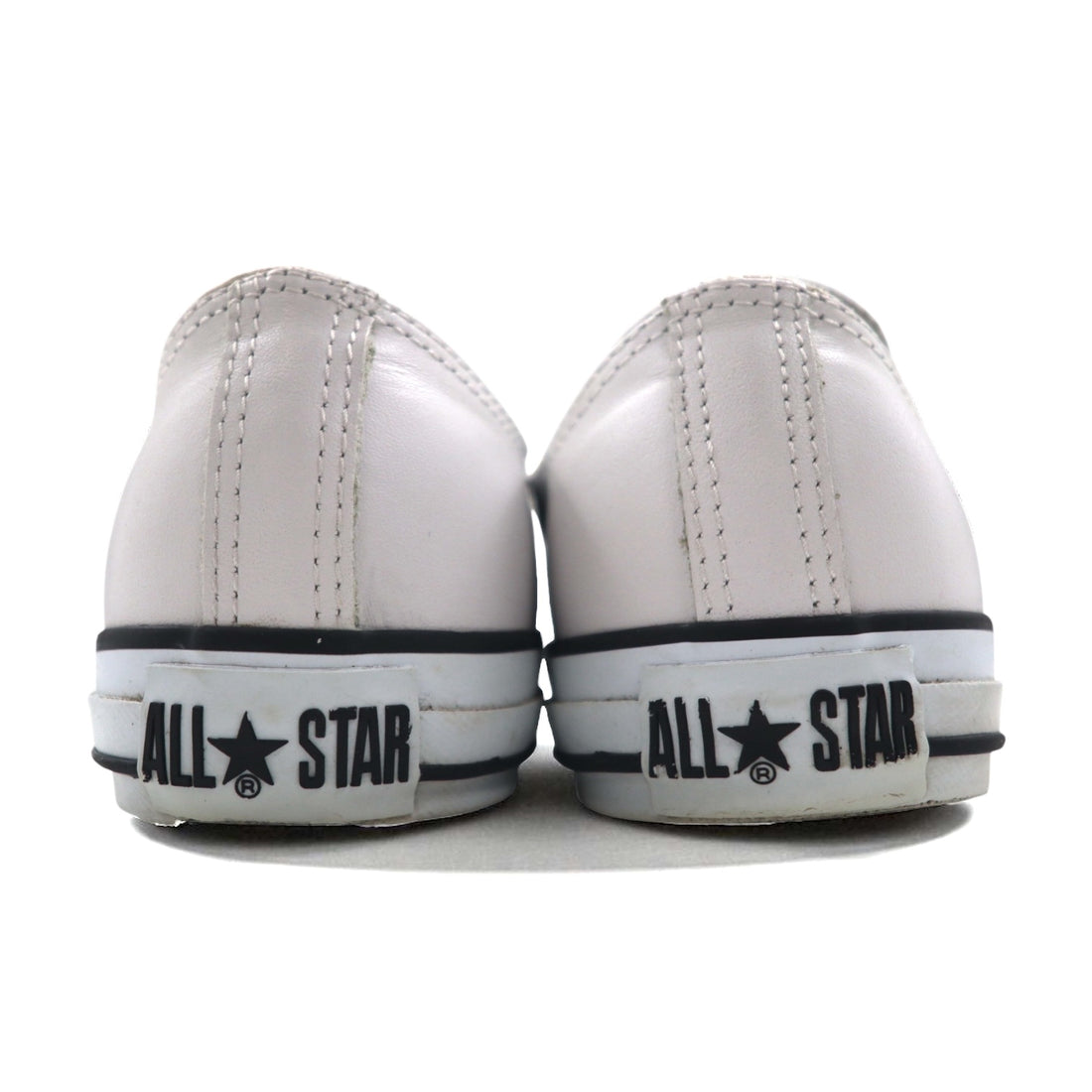 CONVERSE レザーオールスター オックス LEATHER ALL STAR OX スニーカー 27.5cm ホワイト 1B905