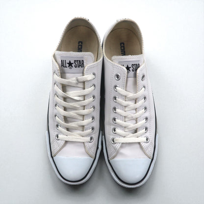 CONVERSE Leather All Star Ox Sneakers, Size 27.5cm, White, 1B905
