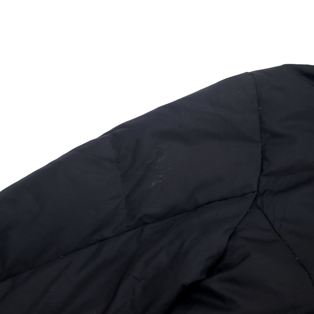 Eddie Bauer 650 Fill Power Down Coat M Black EB650 Detachable Hood Double Zip Fur 0544