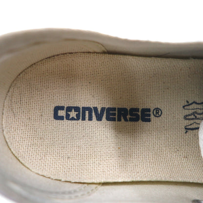 CONVERSE Leather All Star Ox Sneakers, Size 27.5cm, White, 1B905