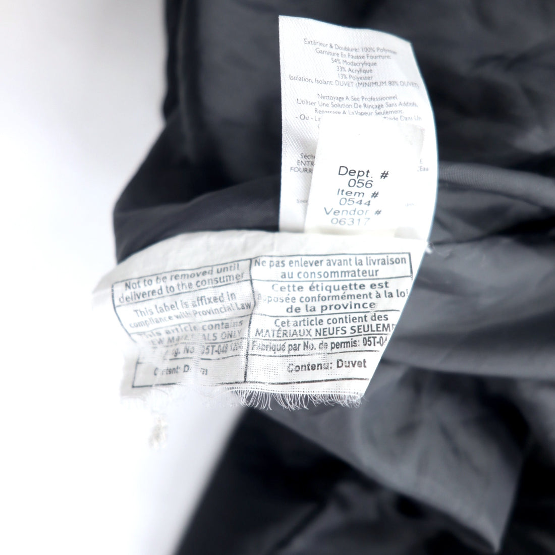 Eddie Bauer 650 Fill Power Down Coat M Black EB650 Detachable Hood Double Zip Fur 0544