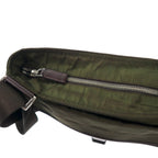 PRADA Crossbody Bag Shoulder Bag Khaki Nylon VELA SPORT Triangle Logo Plate TRICOLLA Made in Italy