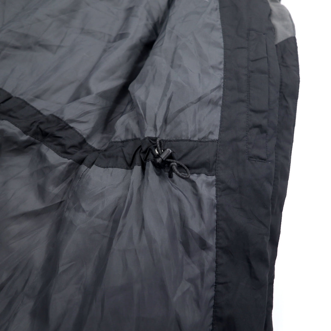Eddie Bauer 650 Fill Power Down Coat M Black EB650 Detachable Hood Double Zip Fur 0544
