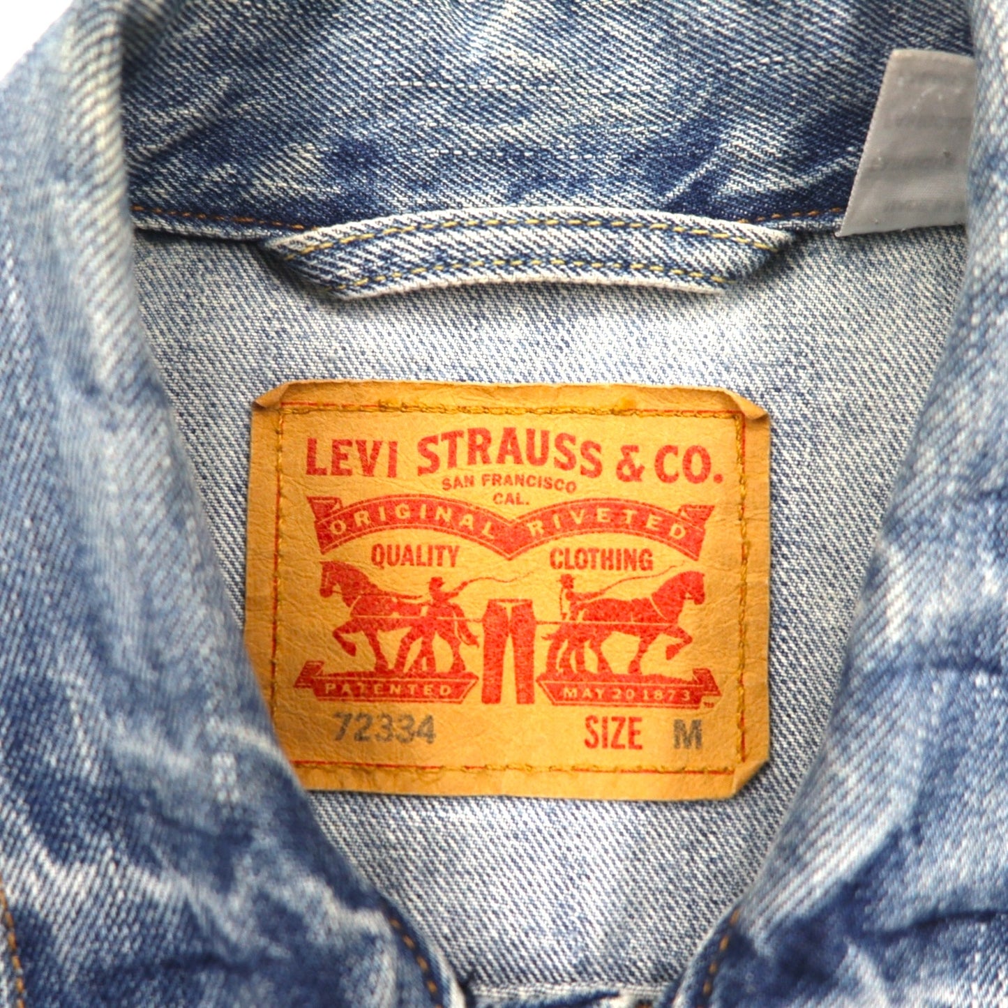 Levi's Denim Trucker Jacket, Type 3, Size M, Indigo and Blue, 72334-0139