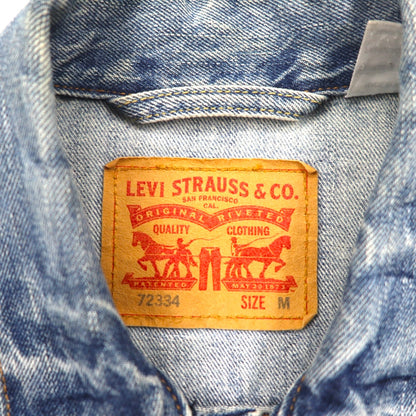 Levi's Denim Trucker Jacket, Type 3, Size M, Indigo and Blue, 72334-0139