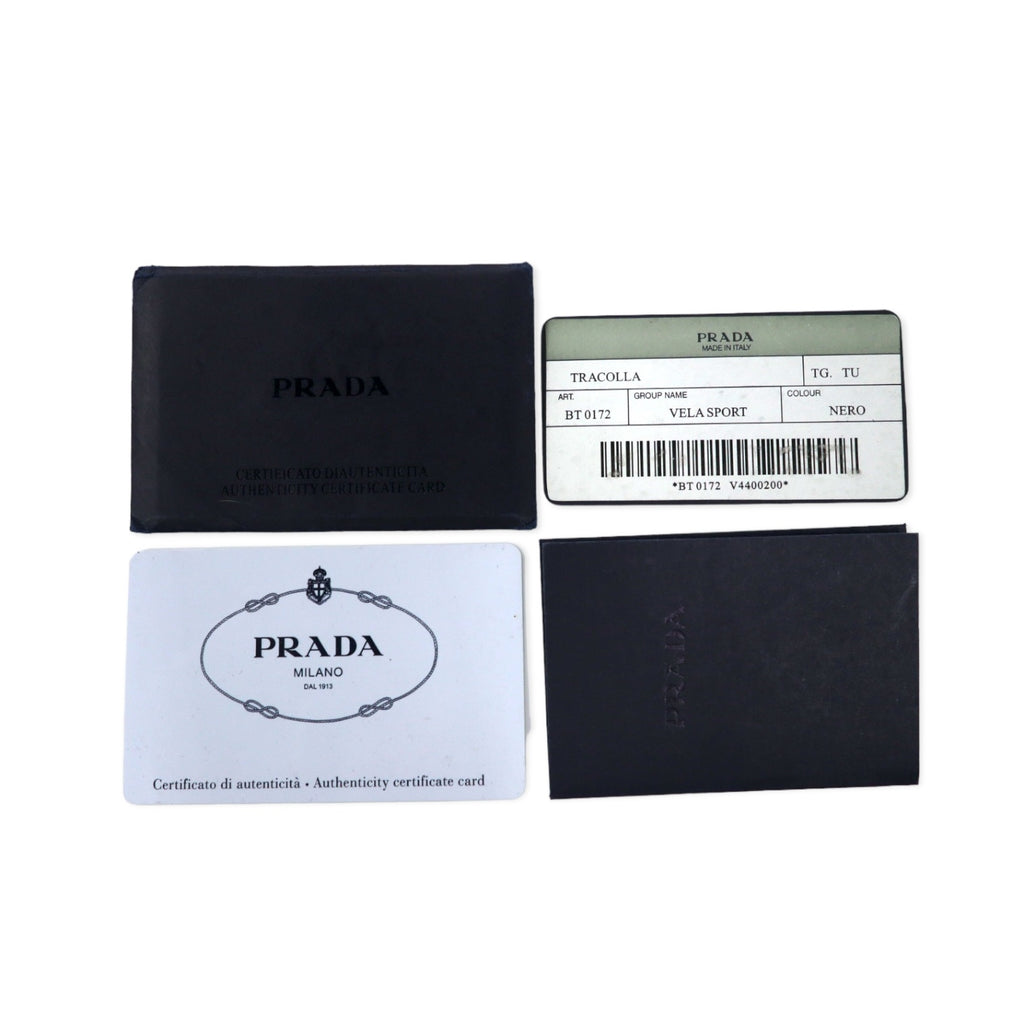 PRADA Crossbody Bag Shoulder Bag Khaki Nylon VELA SPORT Triangle Logo Plate TRICOLLA Made in Italy