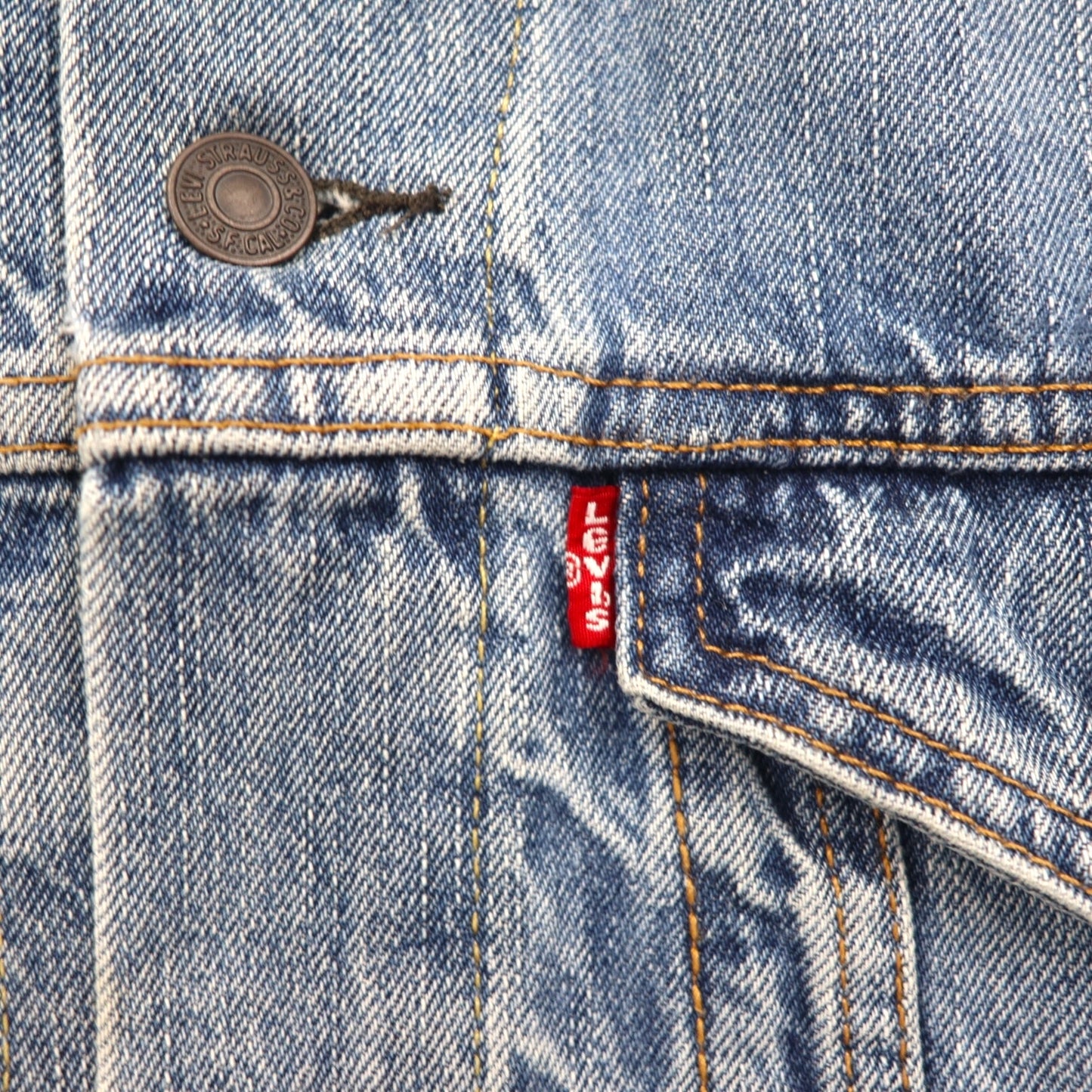 Levi's Denim Trucker Jacket, Type 3, Size M, Indigo and Blue, 72334-0139