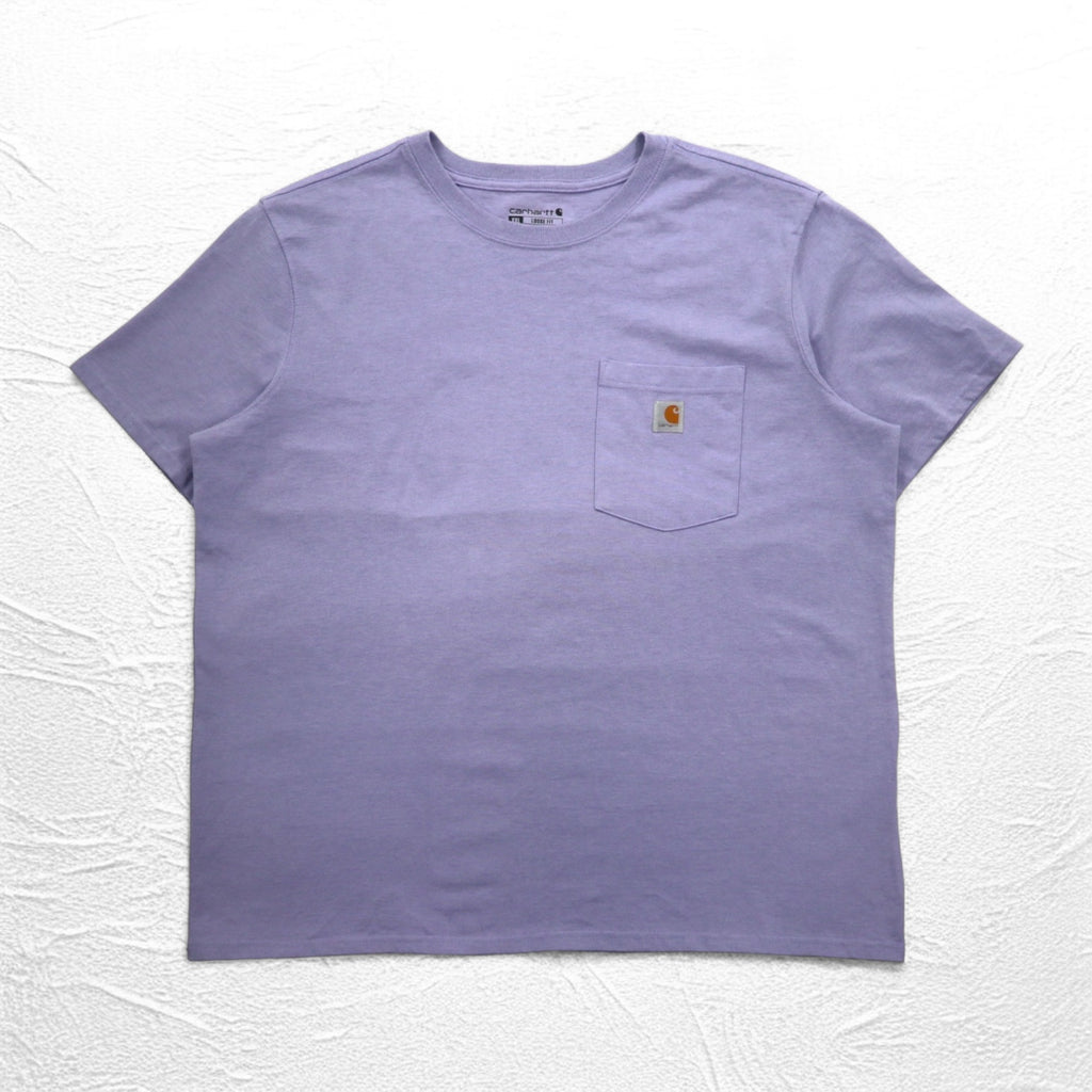 carhartt ルーズフィット ポケット Tシャツ ポケTee 2XL LOOSE FIT パープル コットン