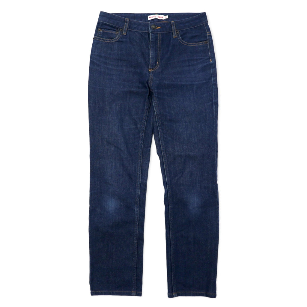日本然リトテ-古着オンライン-See By Chloe スリムフィット ジーンズ デニムパンツ 26 ブルー コットン ストレッチ-See By Chloe Slim Fit Jeans Denim Pants 26 Blue Cotton Stretch