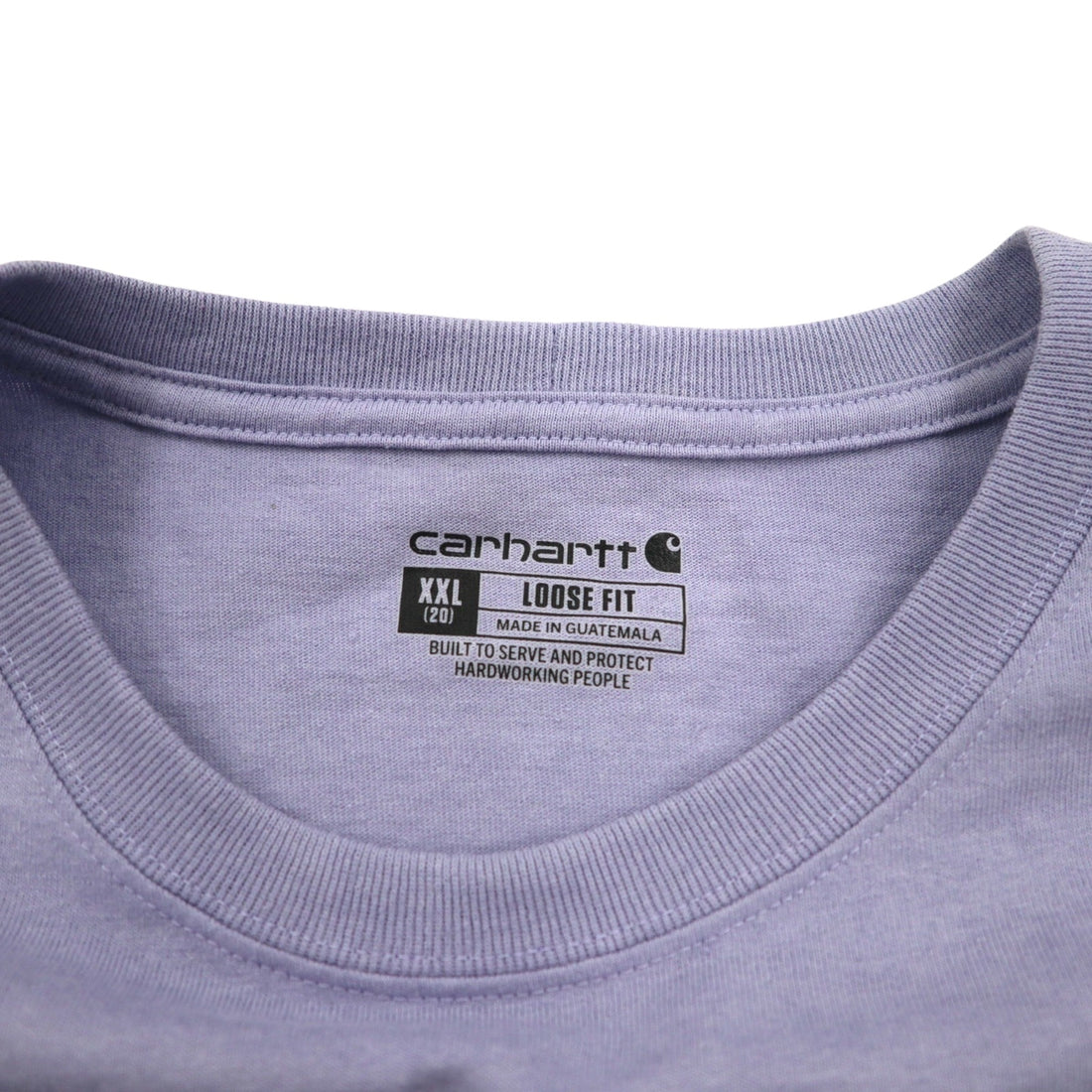 carhartt ルーズフィット ポケット Tシャツ ポケTee 2XL LOOSE FIT パープル コットン