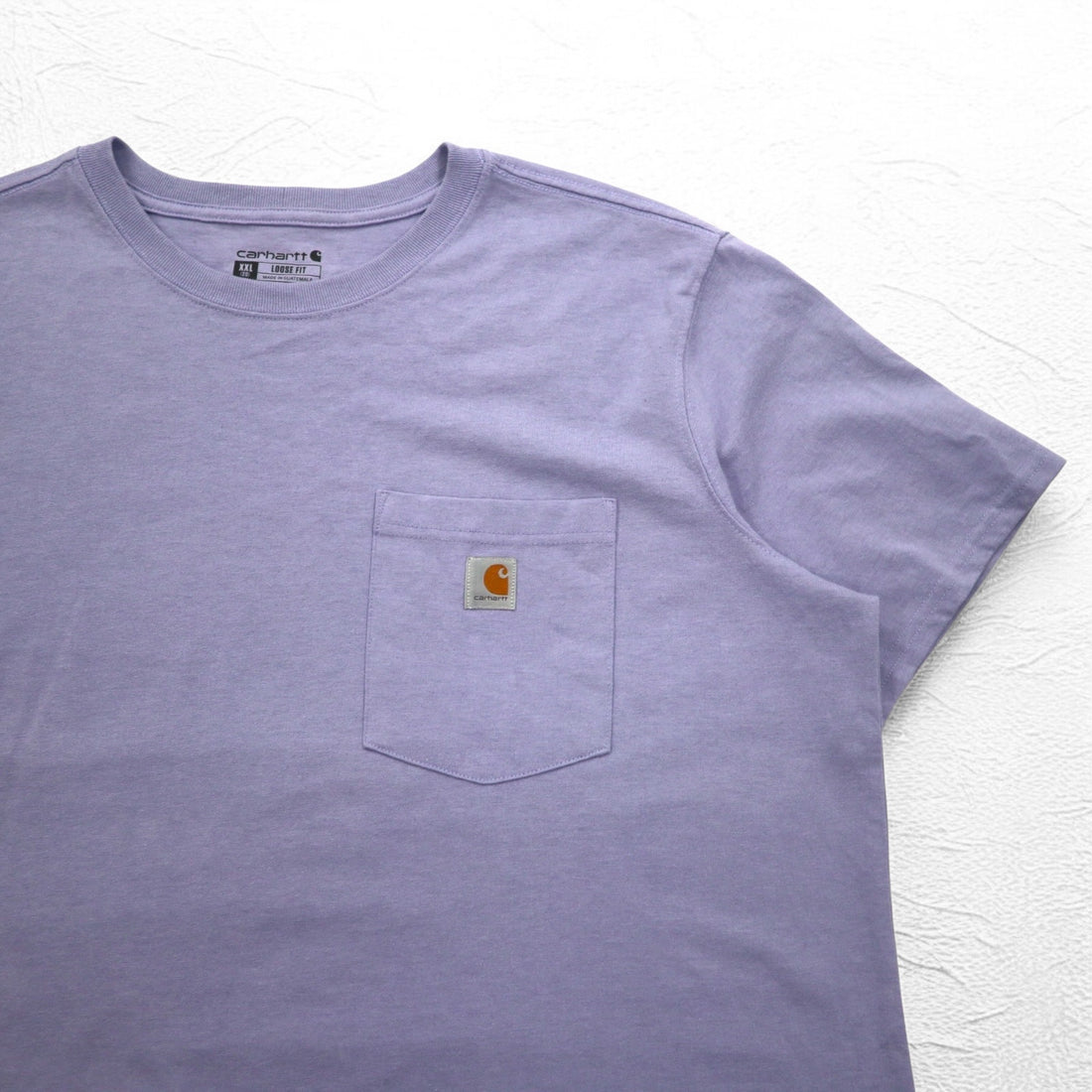 carhartt ルーズフィット ポケット Tシャツ ポケTee 2XL LOOSE FIT パープル コットン