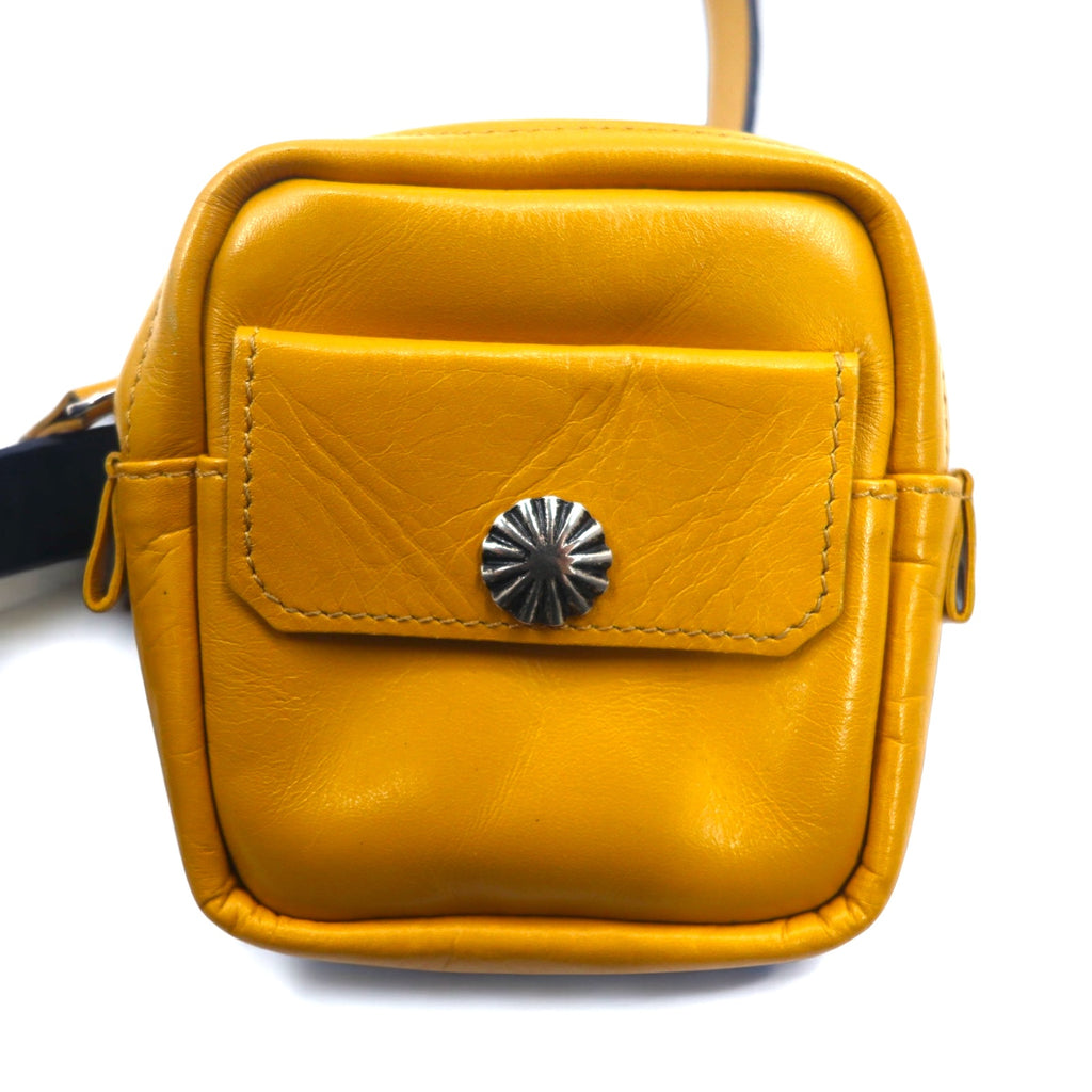 TOGA VIRILIS Belt Bag Waist Bag Body Bag Yellow Navy Metal Concho