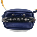 TOGA VIRILIS Belt Bag Waist Bag Body Bag Yellow Navy Metal Concho