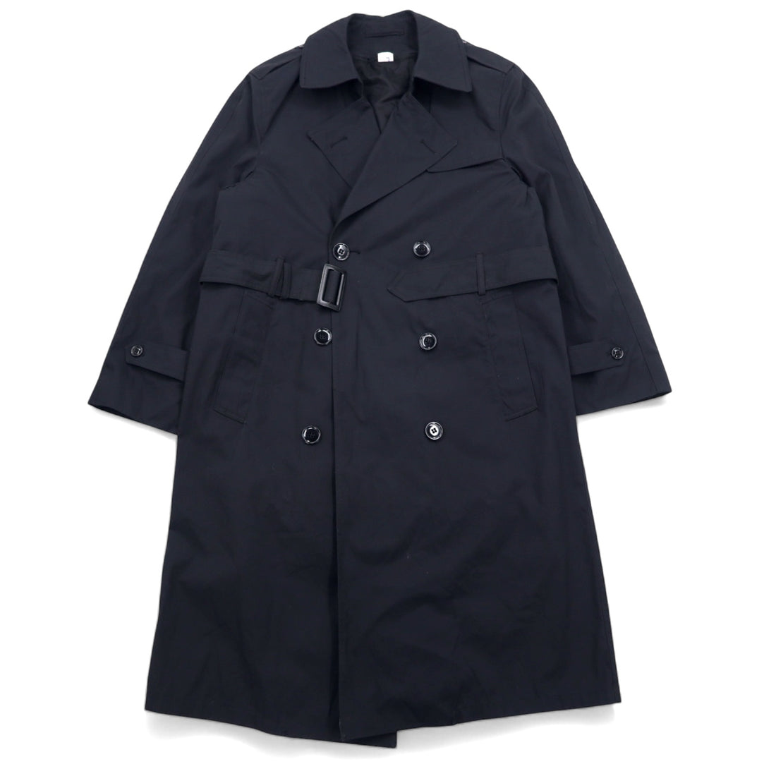 日本然リトテ-古着オンライン-US ARMY COAT ALL WEATHER 米軍 オールウェザーコート トレンチコート XL ブラック キルティングライナー着脱式 ミリタリー 8410-01-308-8659 DSCP-US ARMY COAT ALL WEATHER US Army All Weather Coat Coat XL Black Quilted Liner Detachable Military 8410-01-308-8659 DSCP