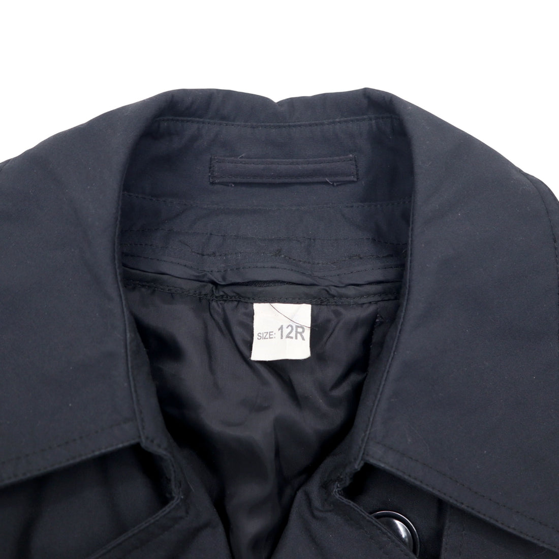 US ARMY COAT ALL WEATHER 米軍 オールウェザーコート トレンチコート XL ブラック キルティングライナー着脱式 ミリタリー 8410-01-308-8659 DSCP