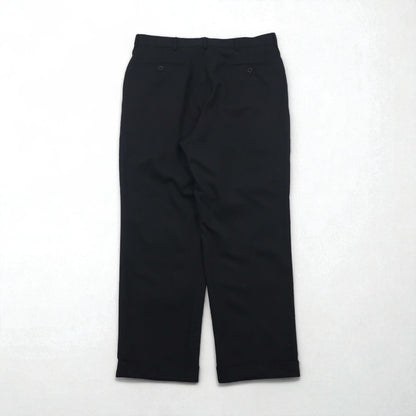 NAUTICA 2タック ワイド スラックスパンツ L グレー ウール