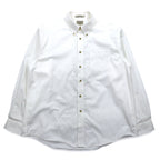 L.L.Bean オックスフォード ボタンダウンシャツ L ホワイト コットン WRINKLE RESISTANT 防シワ加工 スリランカ製