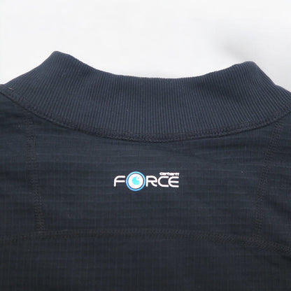 carhartt ハーフジップ スウェット XL ブラック Base Force Super-Cold Weather Quarter-Zip Top 101301 メキシコ製