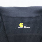 Carhartt Half-Zip Sweatshirt XL Black Base Force Super-Cold Weather Quarter-Zip Top 101301 Made in Mexico