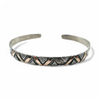 Indian Jewelry Silver Bracelet ナバホ族 インディアンジュエリー バングル シルバー 925