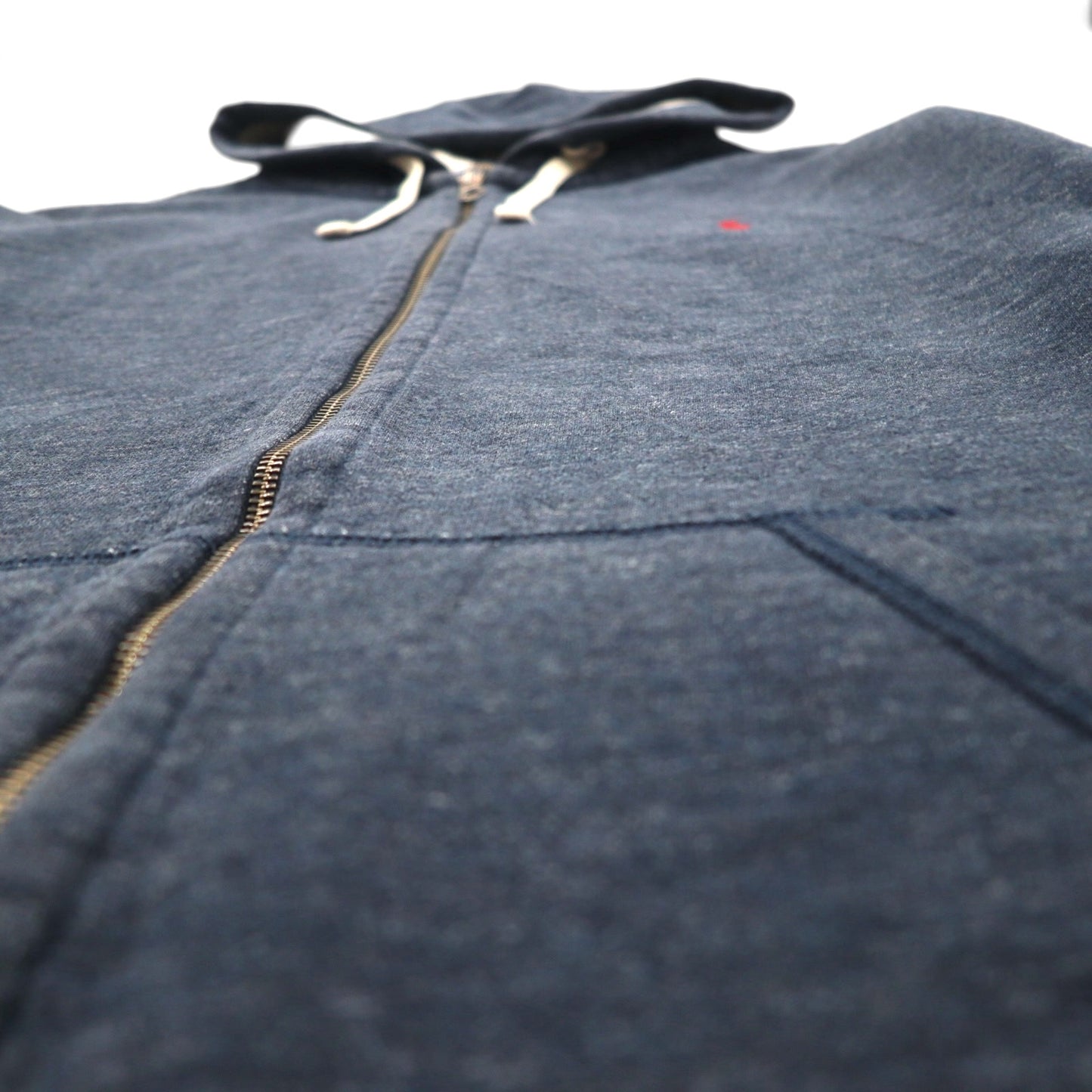 POLO RALPH LAUREN Reverse Weave Full-Zip Hoodie, Size 2XL, Navy, with Small Pony Embroidery