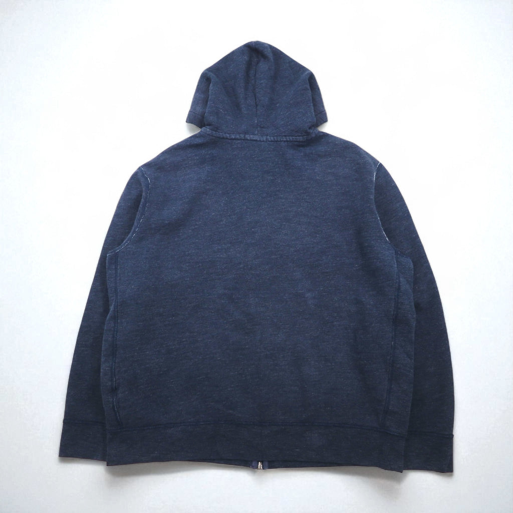 POLO RALPH LAUREN Reverse Weave Full-Zip Hoodie, Size 2XL, Navy, with Small Pony Embroidery