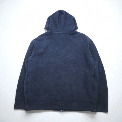 POLO RALPH LAUREN Reverse Weave Full-Zip Hoodie, Size 2XL, Navy, with Small Pony Embroidery