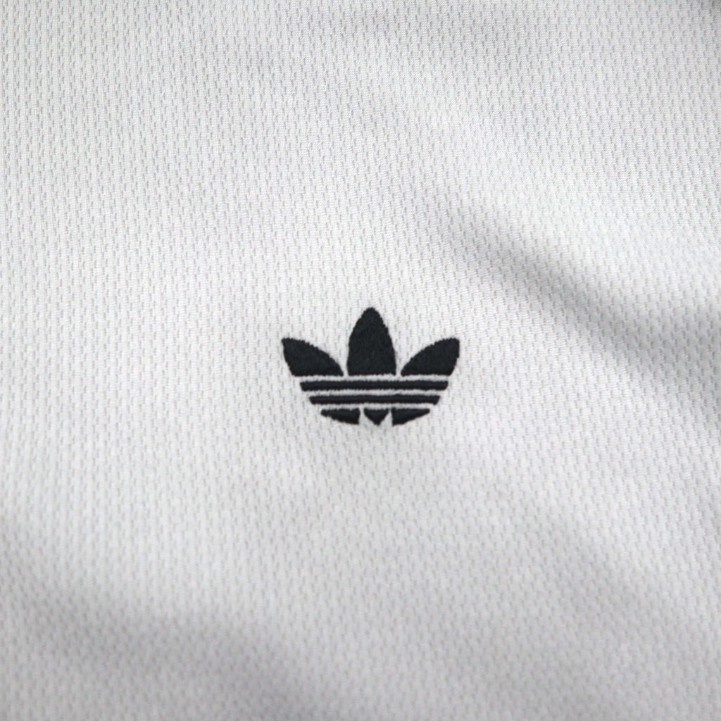 adidas Originals Adicolor Rugby Polo Jersey, Size XL, Gray Polyester, Trefoil Logo, 3-Stripes, HK9900