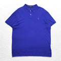 POLO RALPH LAUREN Pima Soft Touch Polo Shirt, XL, Blue, Cotton, Small Pony Embroidery