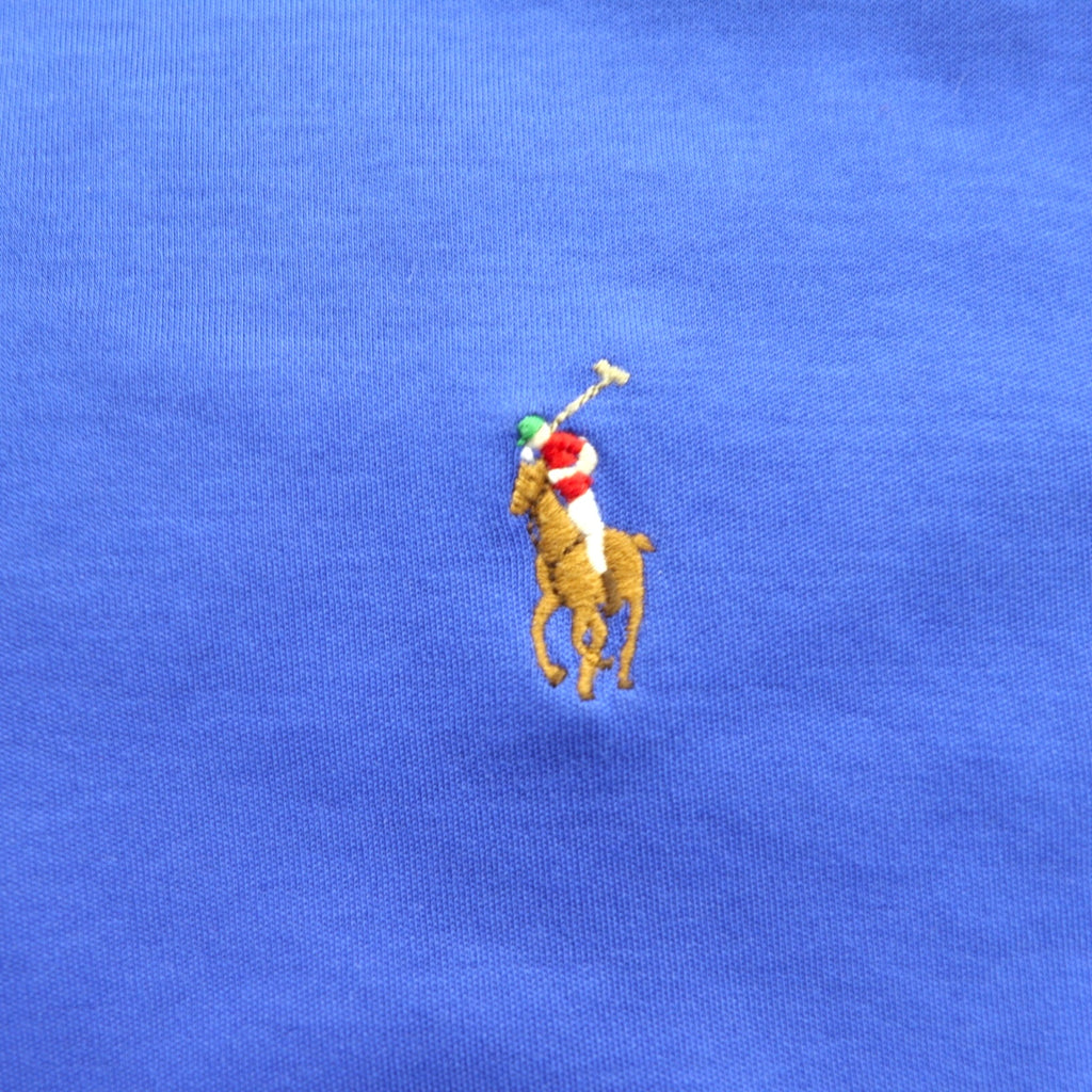 POLO RALPH LAUREN Pima Soft Touch Polo Shirt, XL, Blue, Cotton, Small Pony Embroidery