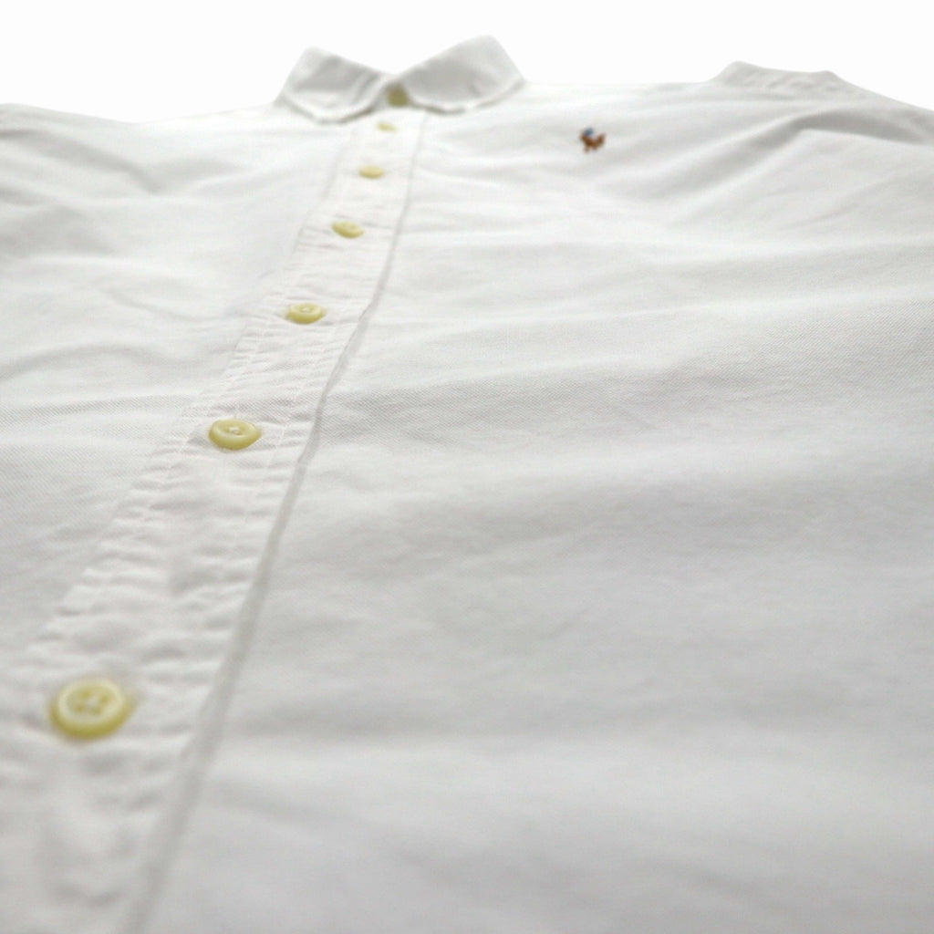 RALPH LAUREN Classic Fit Oxford Button-Down Shirt, Size M, White Cotton, Small Pony Embroidery