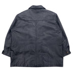 USA LEATHER 90s Leather Jacket XL Black Removable Liner entec US Company Embroidered Zip Up