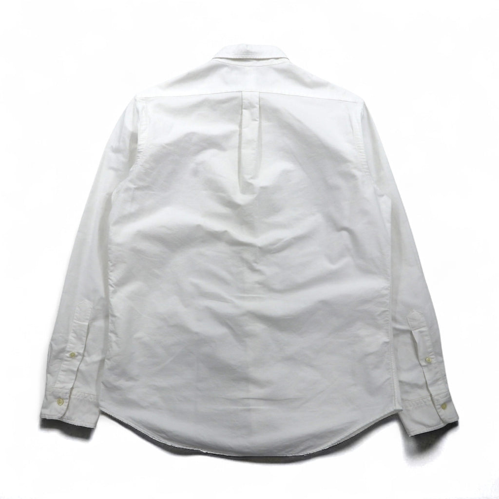 RALPH LAUREN Classic Fit Oxford Button-Down Shirt, Size M, White Cotton, Small Pony Embroidery