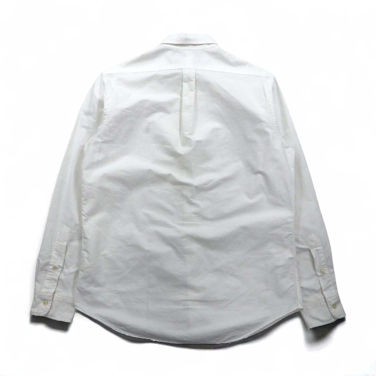RALPH LAUREN Classic Fit Oxford Button-Down Shirt, Size M, White Cotton, Small Pony Embroidery