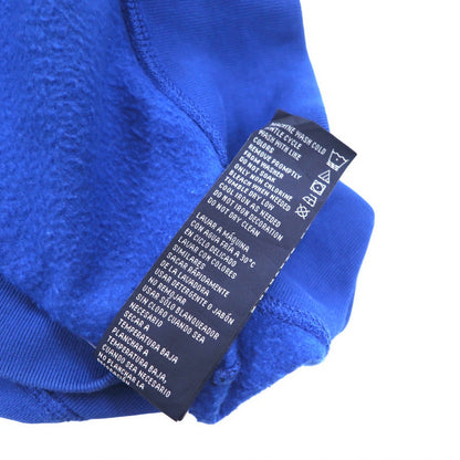 NAUTICA ハーフジップ スウェット XXL ネイビー ブルー ツートン 裏起毛 ワンポイントロゴ刺繍