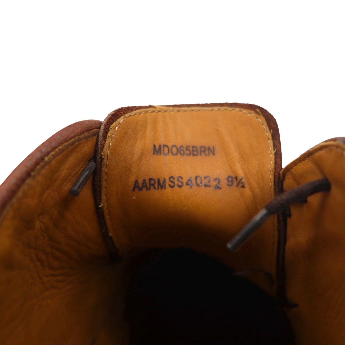 CHARLES TYRWHITT イギリス製 ウイングチップ フルブローグ カントリーシューズ 28.5cm ブラウン レザー シボ革 MDO65BRN