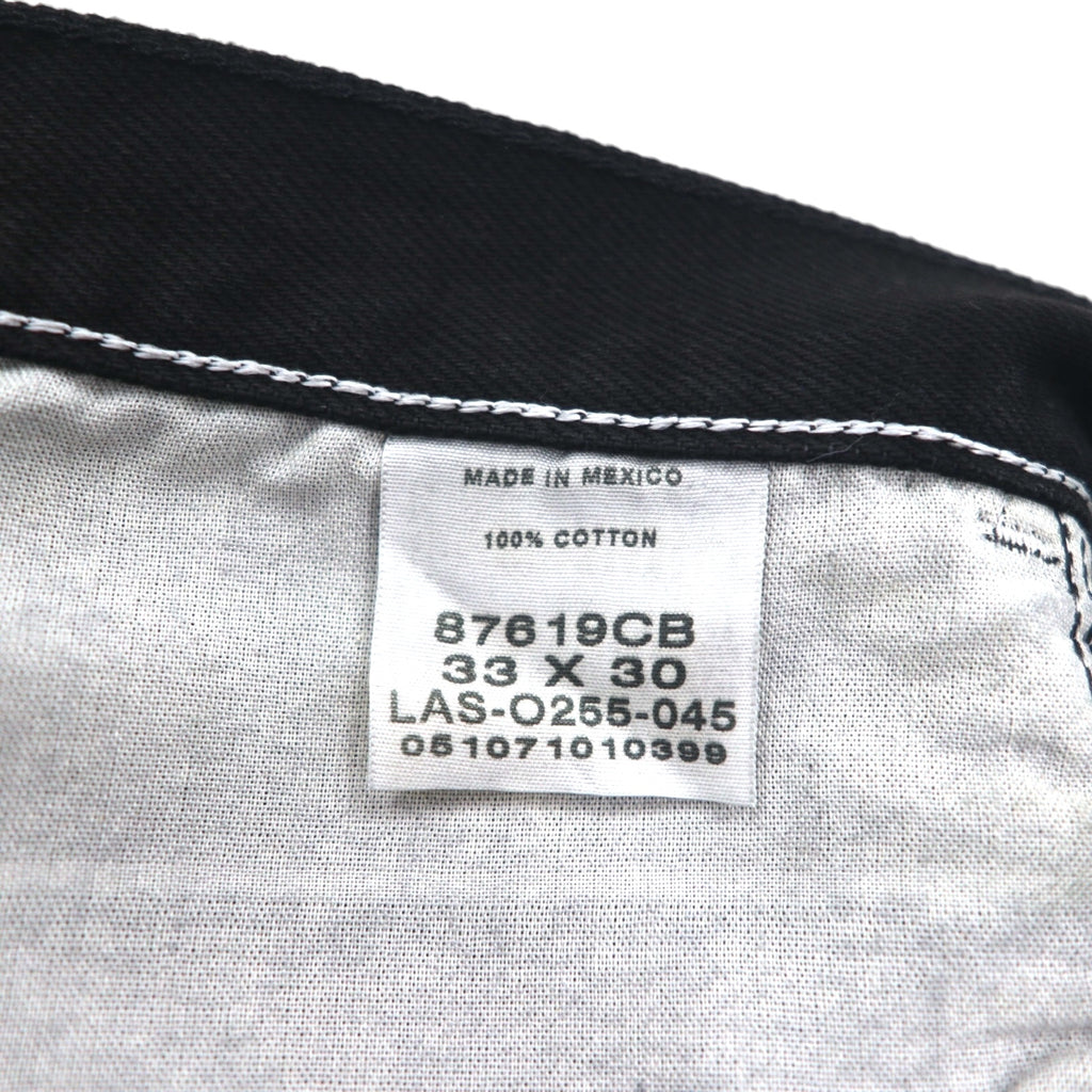 RUSTLER ( Wrangler ) HEAVY WEIGHT DENIM デニムパンツ M ブラック STAYS BLACK LONGER 87619CB メキシコ製 未使用品