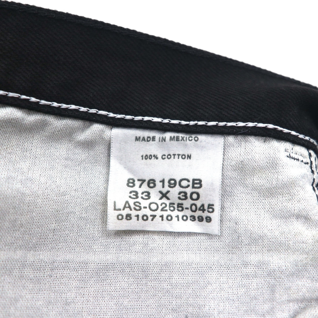 RUSTLER ( Wrangler ) HEAVY WEIGHT DENIM デニムパンツ M ブラック STAYS BLACK LONGER 87619CB メキシコ製 未使用品